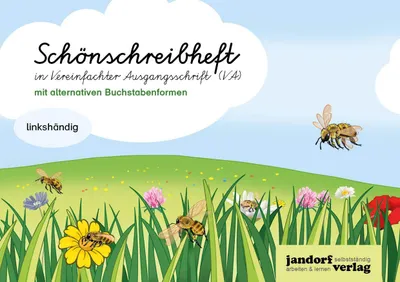 Produktbild von Schönschreibheft in VA - linkshändig - Vereinfachte Ausgangsschrift - mit alternativen Buchstabenformen