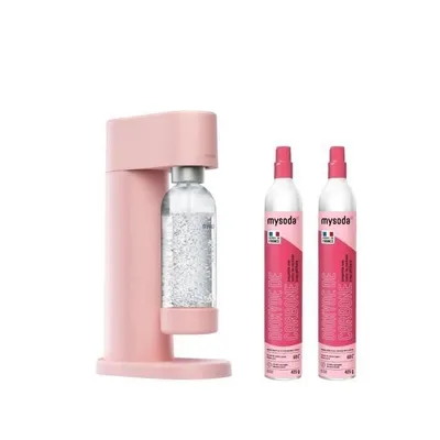 Produktbild von Wassersprudlermaschine + 1 flasche + 2 zusätzliche zylinder Mysoda P2C-WD002F-LP