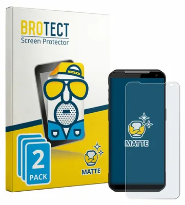 Produktbild von 2x BROTECT Schutzfolie für Point Mobile MF52 Displayschutz Displayschutzfolie Folie Matt Entspiegelungsfolie