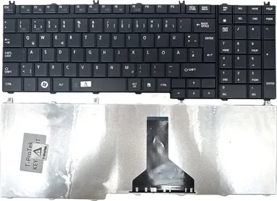 Zdjęcie produktu dla PL - Czarna klawiatura w wersji MATT kompatybilna z Toshiba Satellite P200, P200D