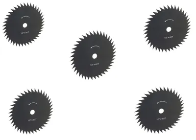 Produktbild von 5x Dickichtmesser 40-Zahn 255mm x 25,4mm x 1,5mm für Motorsense Freischneider