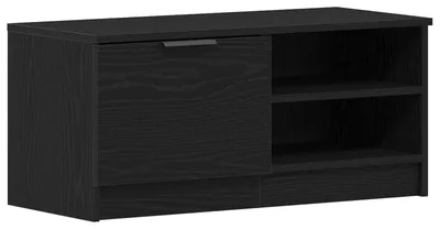Produktbild von vidaXL TV-Schränk Schwarz Eichen-Optik 80 x 35 x 36,5 cm Holzwerkstoff