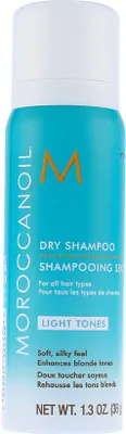 Produktbild von Moroccanoil Light Tones, 65 ml, Trockenshampoo, Frauen, Alle Haare, Reisstärke, Arganöl, HYDROFLUOROCARBON 152A, BUTANE, ORYZA SATIVA (RICE) STARCH, SD ALCOHOL 40-B (ALCOHOL DENAT.),...
