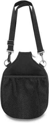 Image de Sac de transport pour raquettes de pickleball avec bandoulière et compartiment pour filet, idéal pour les raquettes de pickleball