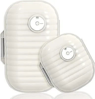Produktbild von 2 Stück Pill Organizer Box(Groß + Klein)Tragbare Pillendose丨Pill Box,Tablettenbox Reise Reise-Pillen-OrganizerFür Reise und Tägliches Gebrauch usw