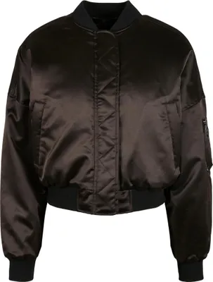 Image de Urban Classics Ladies - SATIN BOMBER Veste surdimensionnée - 5XL