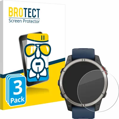 Produktbild von 3x BROTECT Schutzglas für Garmin quatix 7 Pro Schutzfolie Panzer Folie Glas Display Schutz klar