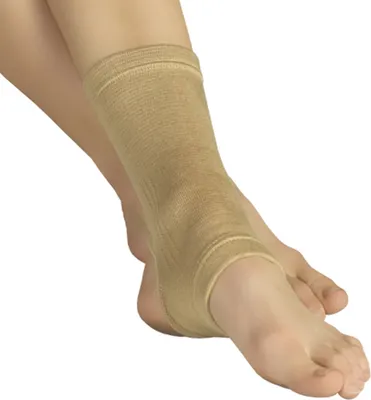 Produktbild von Fußgelenk-Bandage Fußbandage Knöchelbandage Fußverband weiss 3-L