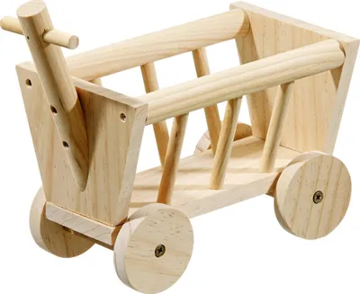 Produktbild von Flamingo Heuraufe Carro Natürlich - Holz, Maße: 20 cm