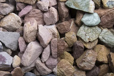 Produktbild von Naturelsplitt 16-32 mm, Grauwacke, Braun, 20 kg Sack, für Garten und Beet