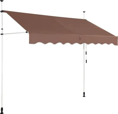 Produktbild von Ausziehbare Balkonmarkise, 350 cm, ohne Bohren, UV-beständig