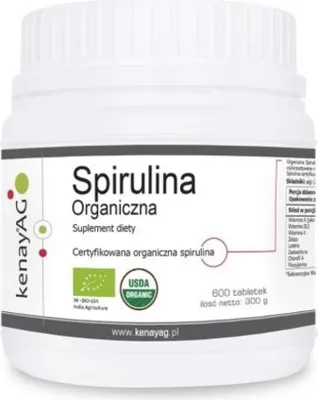 Zdjęcie produktu dla Kenay eko organiczna spirulina (600 tabl.) BI3184