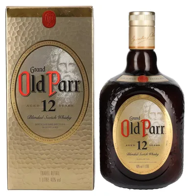 Image de Grand Old Parr 12 Years Old Blended Scotch Whisky 40% Vol. 1l en boîte cadeau