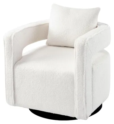 Produktbild von Freizeit Sessel Lounge Cocktailsessel 360° drehbar mit Kissen