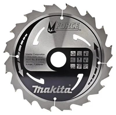 Image de Lames carbure "Mforce", pour bois, pour scies circulaires MAKITA