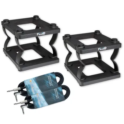 Obrázok produktu pre Stojan na reproduktory Fluid Audio DS5, 1 pár s dvoma káblami