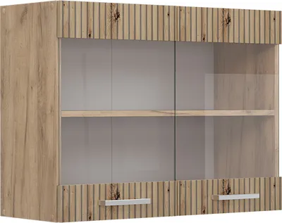 Obrázek produktu pro Skleněná kuchyňská skříňka Vicco R-Line Řemeslný dub 80 cm, Model 49139