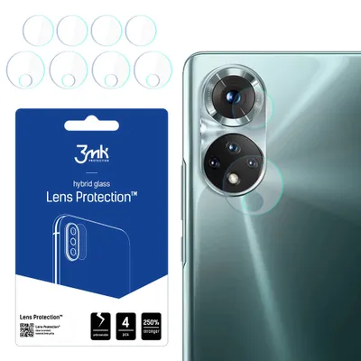 Produktbild von 3mk Hybridglas Lens Protection für Honor 50 5G Kamera Objektiv Kameralinse 0,16mm 6H (4 Stück)