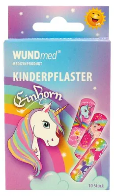 Produktbild von WUNDMED Wundverband Kinder 10er Einhorn