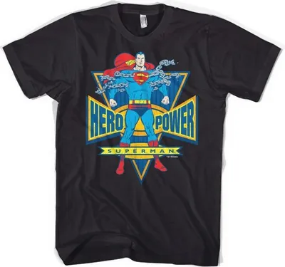 Produktbild von Superman World Hero T-Shirt - Medium - Black