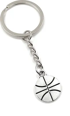 Produktbild von Onwomania - "Baskett Ball Sport" - Metall Glücksbringer ideal als Geschenk z.B. für den besten Freund, die beste Freundin, Mama