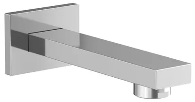 Produktbild von Wand-Auslauf, Quadratisch, 160mm, Chrom