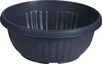 Produktbild von Greemotion Pflanzschale Harmonie aus Kunststoff, rund, Ø 30 cm in anthrazit
