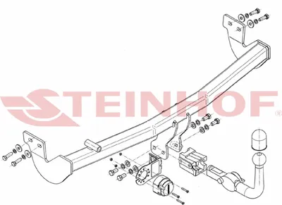 Produktbild von Z546176 Anhängerkupplung passend für CITROEN C3 10/2005-2009 abnehmbar