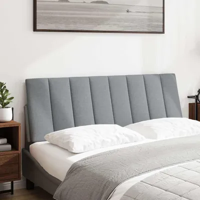 Immagine prodotto di Cuscino Testiera Hanko Grigio Chiaro 140 cm in Tessuto