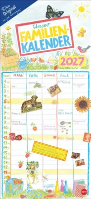 Produktbild von Heye Familienplaner 2027 Kohwagner Unser 22x48cm
