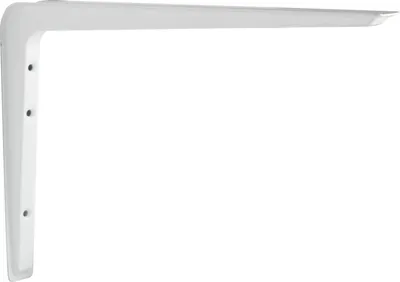 Produktbild von Regalbodenträger (Wandkonsole) weiß lackiert 320x220 mm Konsole Inhalt 1 Stück