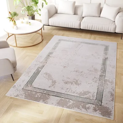 Obrázok produktu pre Tapiso Koberec Crystal Modern Béžová Svetlo zelená Obývacia izba 300 x 400 cm