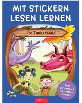 Obrázek produktu pro Mit Stickern Lesen lernen - Im Zauberwald