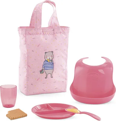 Produktbild von Corolle- 140690 Lunchbox für Puppen, 36 cm und 42 cm, Zubehör, Rosa