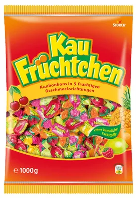 Zdjęcie produktu dla Storck Chewy Fruits w różnych smakach 1000g