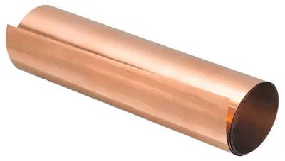 Kupferblech Rolle 1000x200x0,15 mm Folie Platte