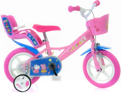 Produktbild von 12-calowy rower dziecięcy dla dziewczynek Peppa Pig Peppa Wutz