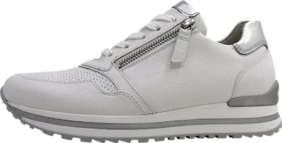 Produktbild von Gabor Comfort  Damenschuhe sportlicher Schnürer Weiß Freizeit, Schuhgröße:EUR 37 | UK 4