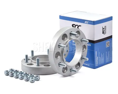 Obrázok produktu pre Predlžovacie podložky SCC 30 mm 6/139,7 - 106,1 mm (matica M12x1,5) 14457BE eloxovaná sivá