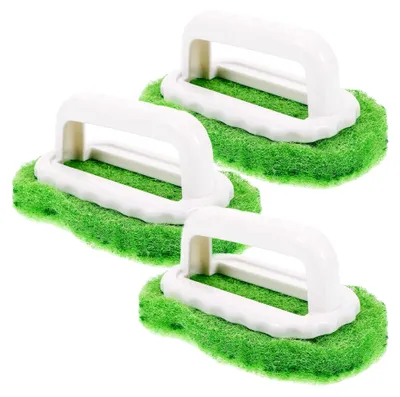 Produktbild von 3 Stück Reinigungsbürsten aus Baumwolle mit ABS-Griff für die effektive Entfernung von Farbresten