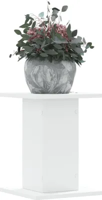 Produktbild von (NEU 2026) Pflanzenständer 2 Stk., Weiß 30x30x40 cm - Holzwerkstoff - Beete - 9.5 kg