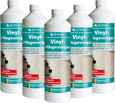 Produktbild von HOTREGA PolyurethanReiniger - Vinyl Pflegereiniger 1 Liter - PUR-Reiniger, Designbelag, Gummi-, Kautschuk-, Polyolefinböden