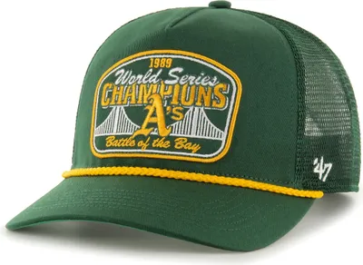 Immagine prodotto di Cappellino da uomo '47 HITCH con toppa dei campioni MLB degli Oakland Athletics