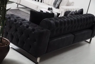Zdjęcie produktu dla Sofa trzyosobowa chesterfield luksusowe meble tapicerowane sofy do salonu