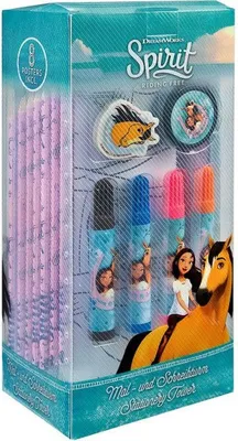 Produktbild von Spirit Riding Free Mal und Schreibturm 25-teilig für Kinder