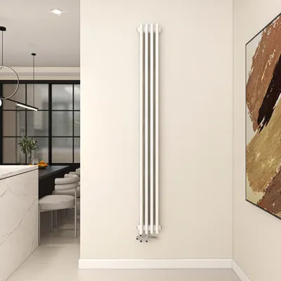 Produktbild von Acezanble 1800×200mm Traditioneller Heizkörper 820W 3 Säulen Weiß GusseisenStil