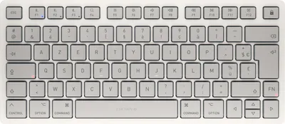 Produktbild von CHERRY KW 7100 MINI BT for MAC, 75%, Kabellos, Bluetooth, Scherenschalter, AZERTY, Weiß