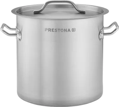 Produktbild von TECHNICA Hoher Topf 12L | 25 cm | Edelstahldeckel | Edelstahl Induktion Kochtopf