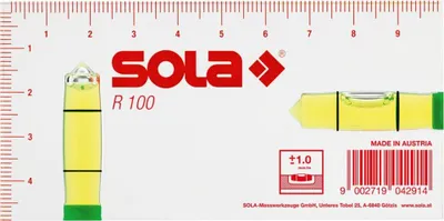 Obrázek produktu pro Sola Poziomnica R 100 Green Akrylowa