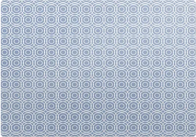 Produktbild von Geometrisches Kreismuster – Bodenschutzmatte – Stuhlunterlage 100x70 cm – Rutschfest – Hartbodenmatte
